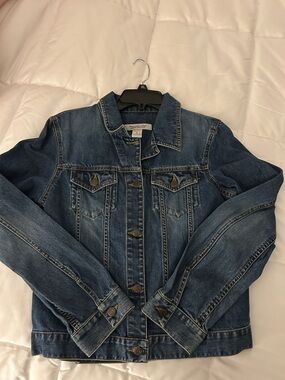 Abercrombie & Fitch Blue Denim Trucker Jacket - Women's